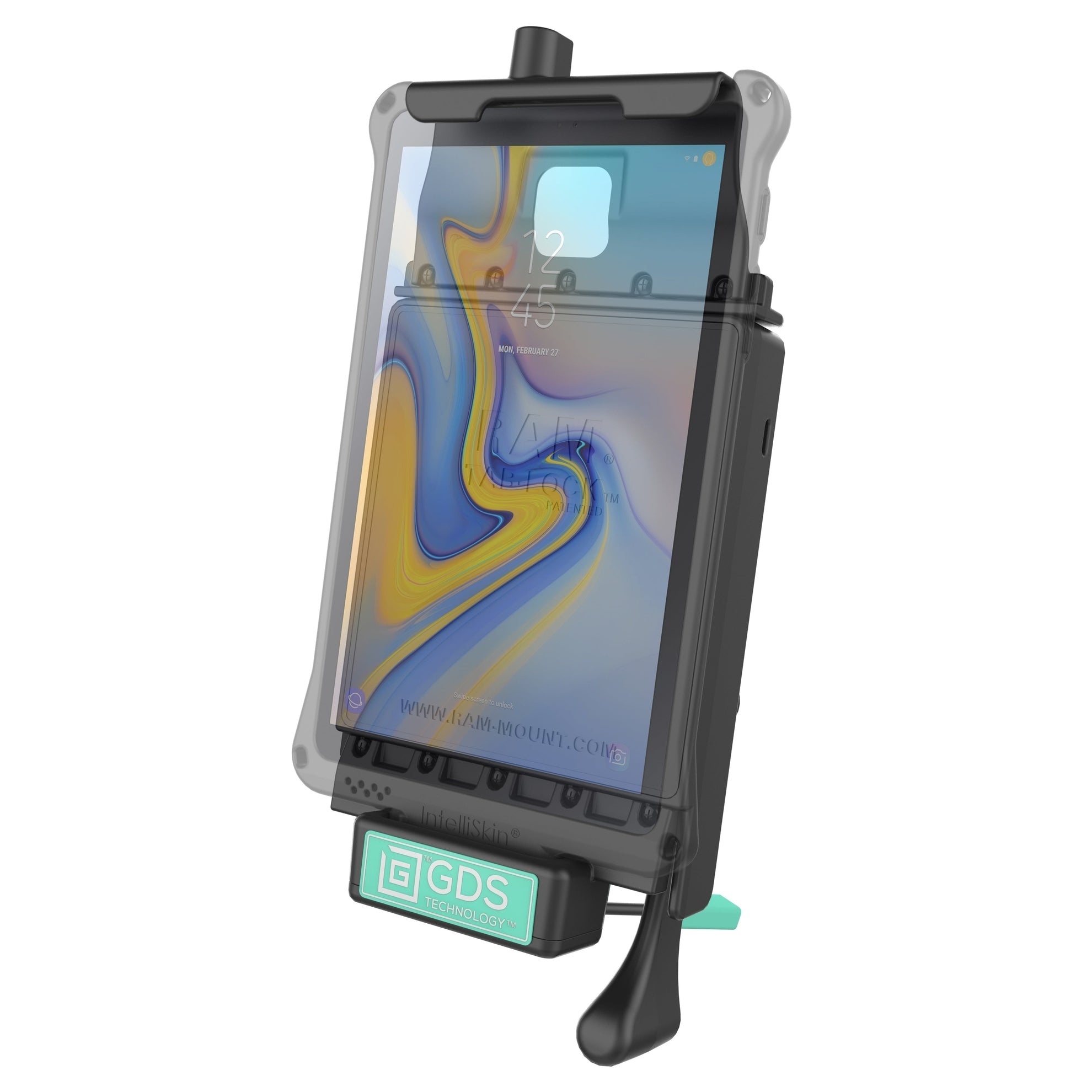 GDS® Voertuig Dock voor de Samsung Tab A 8.0 (2018) SM-T387 - RAM Mounts RAM-GDS-DOCKL-V2-SAM40U afbeelding 2