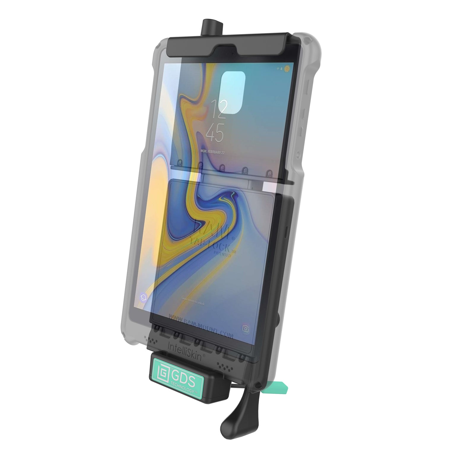 GDS® Vergrendelbaar Voertuig Dock voor Samsung Tab A 10.5 - RAM Mounts RAM-GDS-DOCKL-V2-SAM43U afbeelding 2