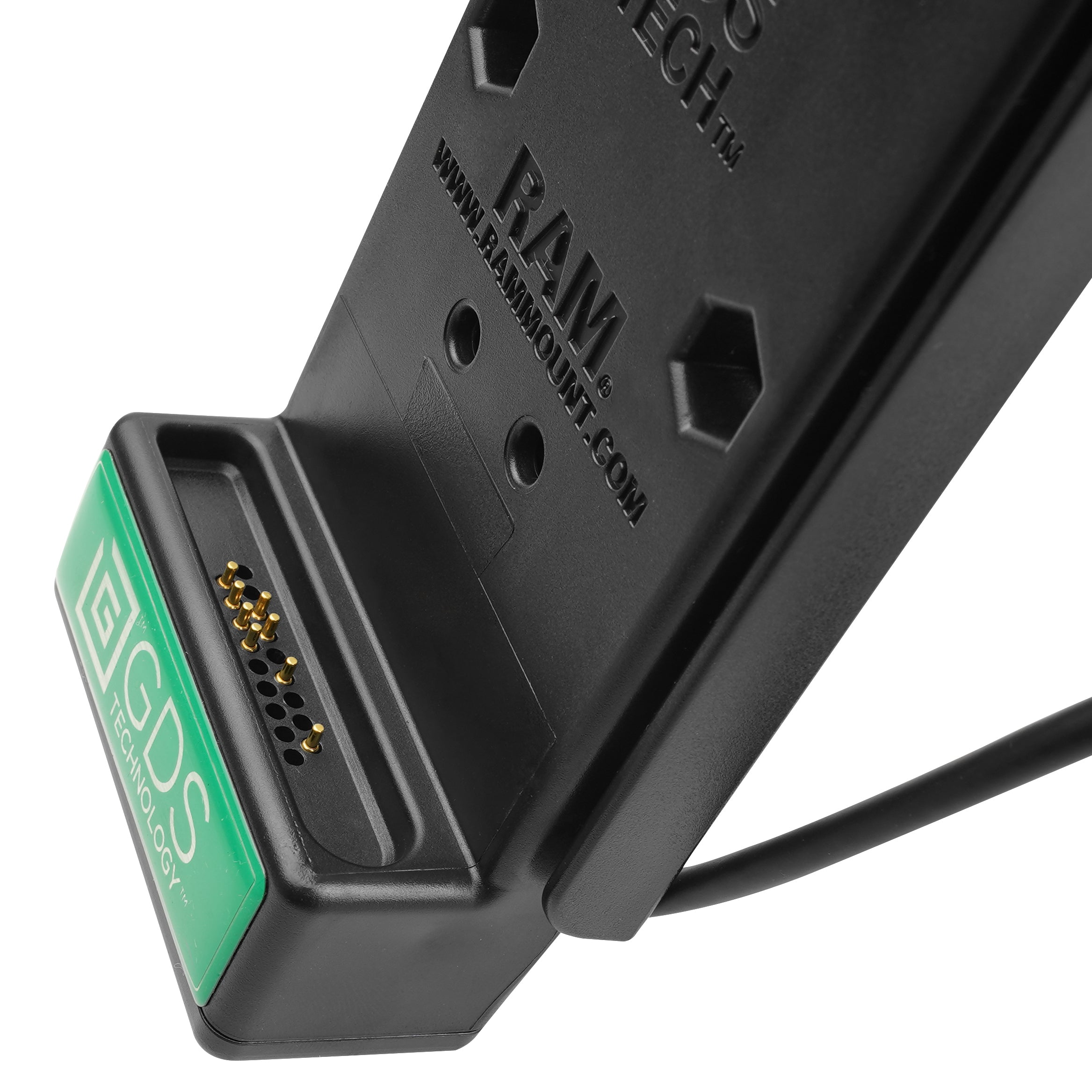 GDS® slotvergrendelingsvoertuigtelefoonhouder met USB Type-C 2.0 voor IntelliSkin® - RAM Mounts RAM-GDS-DOCKL-V3CPU afbeelding 3