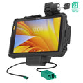Vergrendelbare GDS dock dubbele USB voor zebra ET401 2540 cm 10 met intelliskin - RAM Mounts RAM-GDS-DOCKL-ZE21PD2U