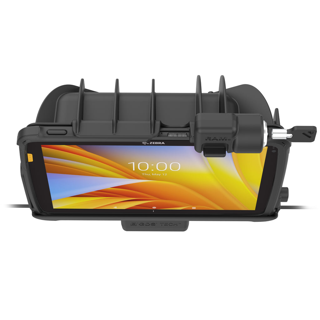 Vergrendelbare GDS® Dock + Dubbele USB voor Zebra ET401 25,40 cm (10") met IntelliSkin® - RAM Mounts RAM-GDS-DOCKL-ZE21PD2U afbeelding 6