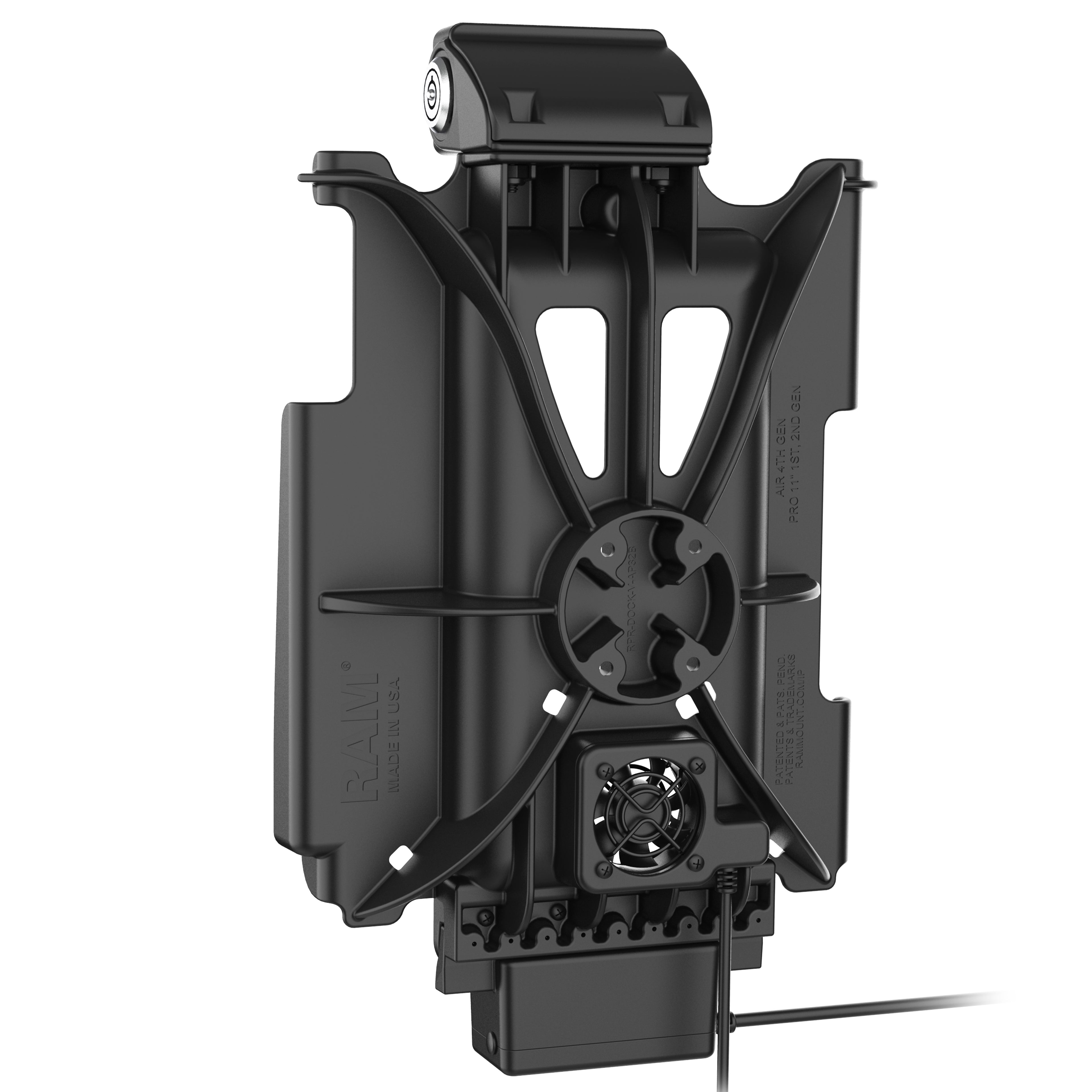 Beveiligde GDS® Cool-Dock™ voor Apple iPad 10e & 11e Gen, Pro 11 & Air 11 - RAM Mounts RAM-GDS-DOCKLF-AP32CPU afbeelding 3