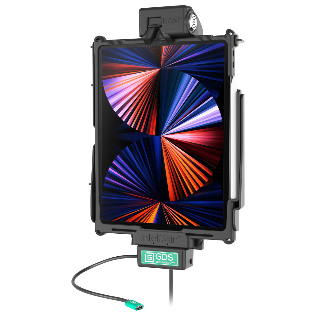 Locking GDS® Cool-Dock™ voor iPad Pro 12.9 3rd - 6th Gen, Pro 13 & Air 13 - RAM Mounts RAM-GDS-DOCKLF-AP37CPU afbeelding 1