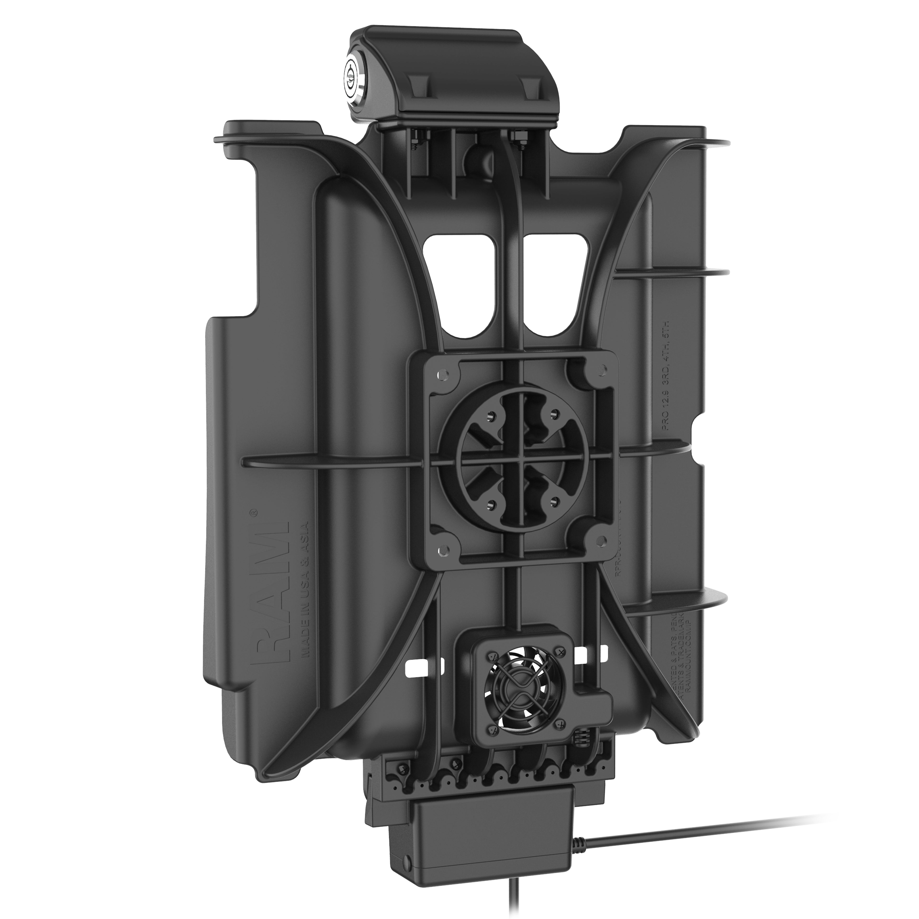 Locking GDS® Cool-Dock™ voor iPad Pro 12.9 3rd - 6th Gen, Pro 13 & Air 13 - RAM Mounts RAM-GDS-DOCKLF-AP37CPU afbeelding 3