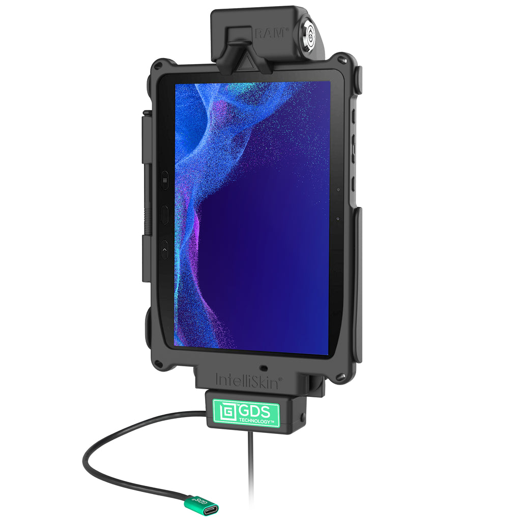 Vergrendelbare GDS cool dock voor Samsung tab ACTIVE5 pro 4 pro - RAM Mounts RAM-GDS-DOCKLF-SAM54NCPU
