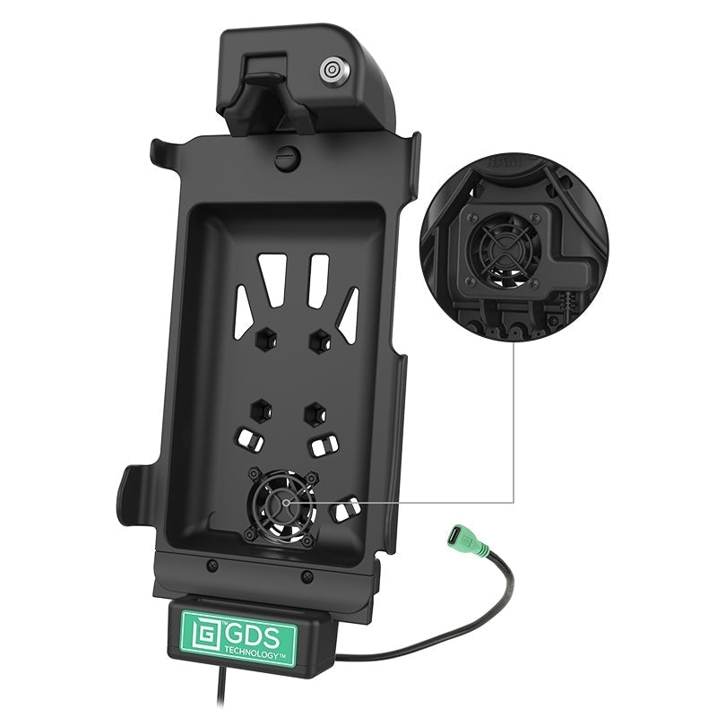GDS® Cool-Dock™ Vergrendeling voor Samsung Tab Active3 en Tab Active2 - RAM Mounts RAM-GDS-DOCKLF-SAM62U afbeelding 1