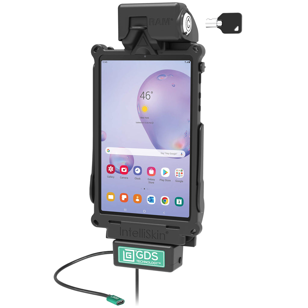 GDS cool dock vergrendeling voor Samsung tab a 84 sm T307 - RAM Mounts RAM-GDS-DOCKLF-SAM67CPU