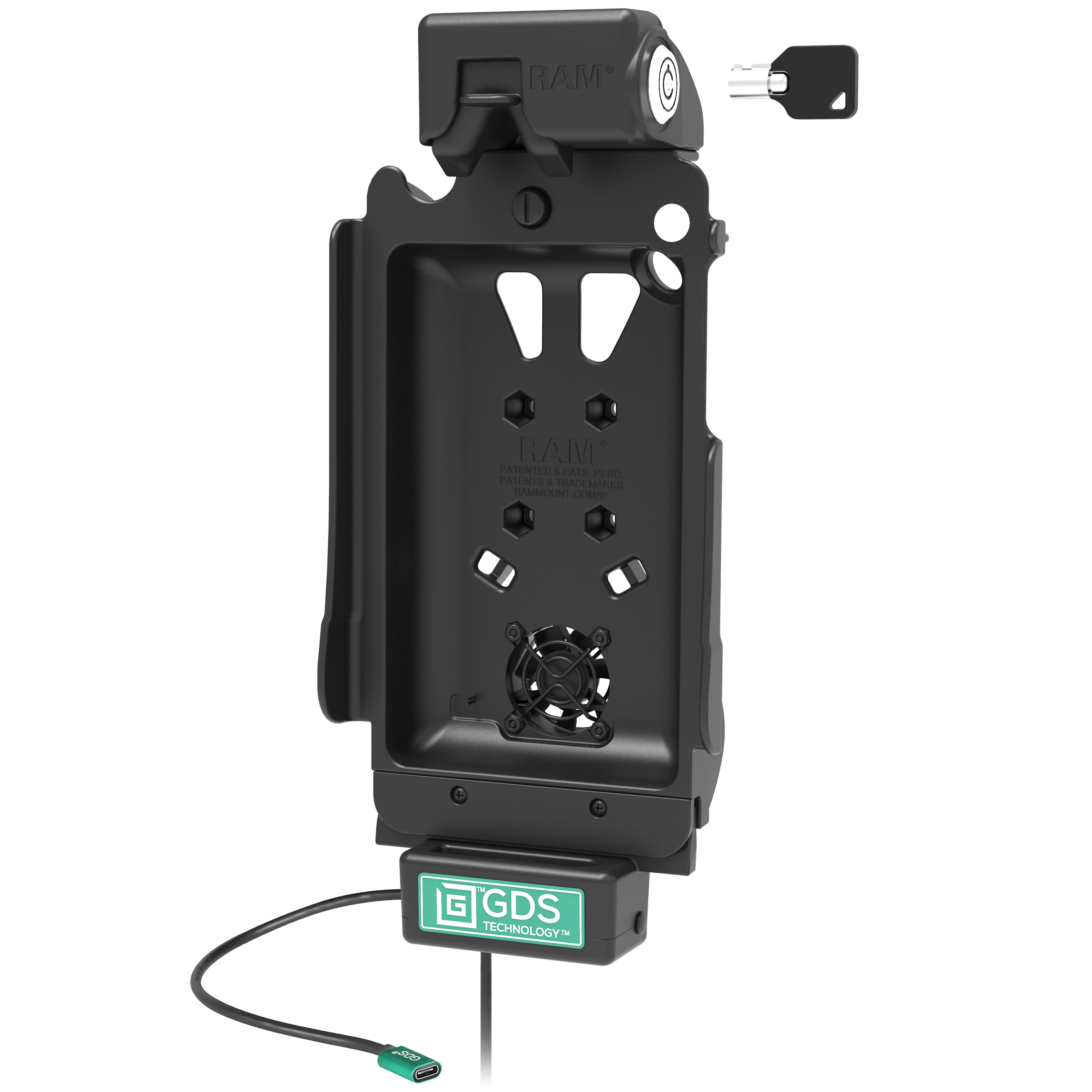 GDS® Cool-Dock™ vergrendeling voor Samsung Tab A 8.4 SM-T307 - RAM Mounts RAM-GDS-DOCKLF-SAM67CPU afbeelding 2