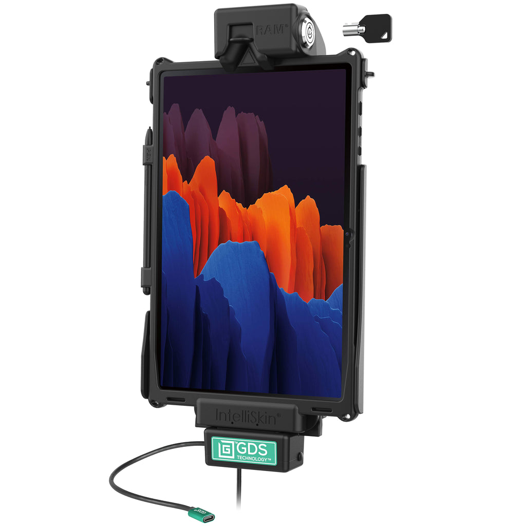 Vergrendeling GDS cool dock voor Samsung tab S10 S9 S8 meer - RAM Mounts RAM-GDS-DOCKLF-SAM78CPU