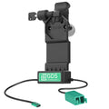 GDS uni conn links vergrendelingsdock dubbele USB a met ontgrendelingshendel - RAM Mounts RAM-GDS-DOCKLL-U1CD2U