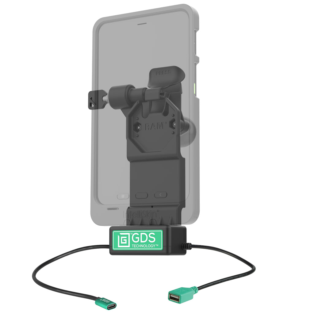 GDS® Uni-Conn™ Links vergrendelbaar dock + enkele USB-A met ontgrendelingshendel - RAM Mounts RAM-GDS-DOCKLL-U1CDU afbeelding 2