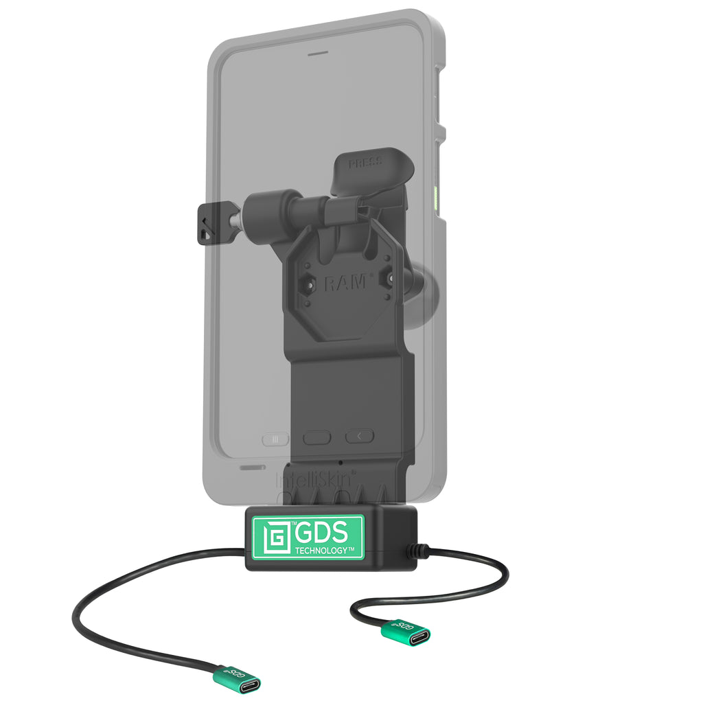GDS® Uni-Conn™ Links Vergrendelingsdock + Enkele USB-C met Ontgrendelingshendel - RAM Mounts RAM-GDS-DOCKLL-U1CP-CU afbeelding 2