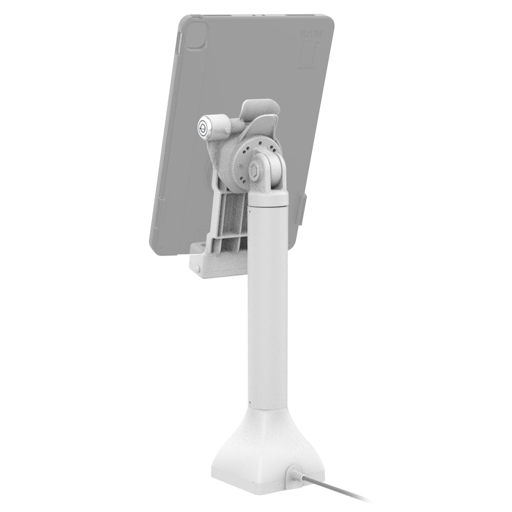 GDS® Uni-Conn™ 35,56 cm (14") Pedestal-Dock met slot en oplaadfunctie via USB-C - Grijs - RAM Mounts RAM-GDS-DOCKLR-D11-14-U1C-GRY afbeelding 3