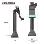 GDS® Uni-Conn™ 35,56 cm (14") Pedestal Dock met slot en oplaadfunctie voor USB-C - RAM Mounts RAM-GDS-DOCKLR-D11-14-U1C afbeelding 7