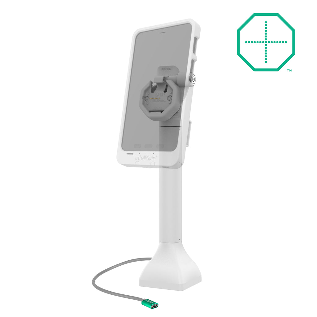 GDS® Uni-Conn™ 35,56 cm (14") Pedestal Dock met slot en oplaadfunctie via USB-C - Grijs - RAM Mounts RAM-GDS-DOCKLR-D11-14-U3C-GRY afbeelding 2
