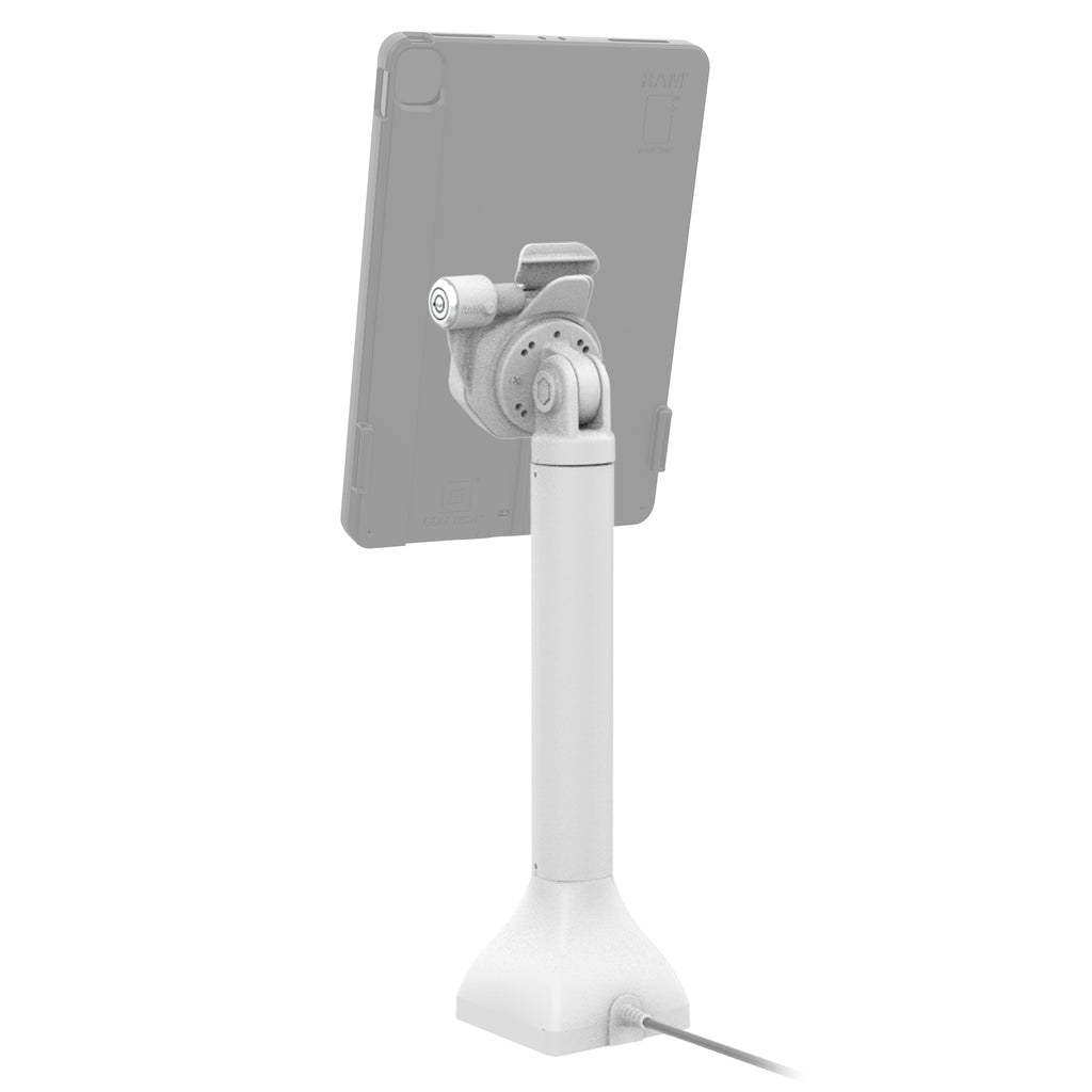 GDS® Uni-Conn™ 35,56 cm (14") Pedestal-Dock met slot en oplaadfunctie via PoE - Grijs - RAM Mounts RAM-GDS-DOCKLR-D11-14-U3E-GRY afbeelding 3