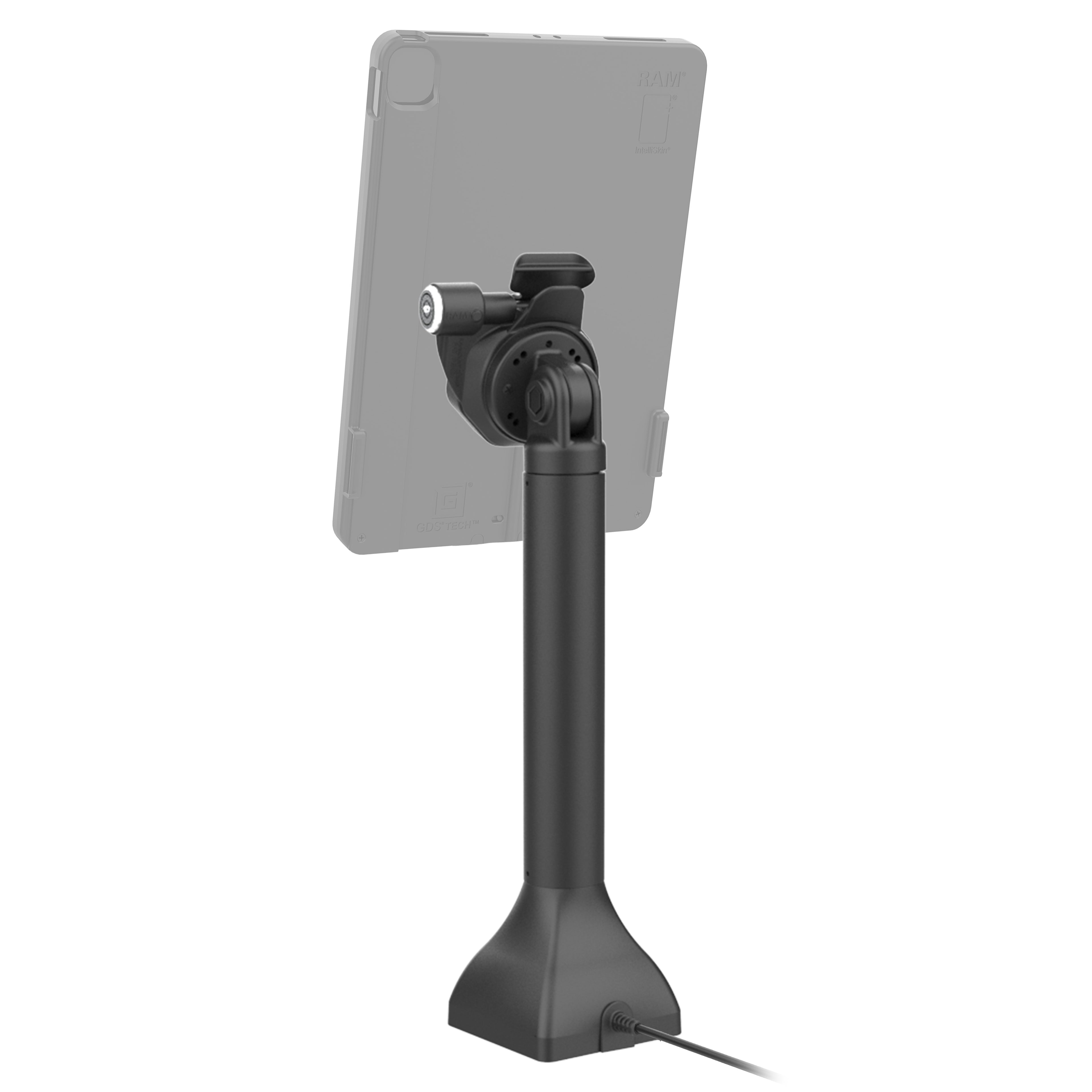 GDS® Uni-Conn™ 35,56 cm (14") Pedestal Dock met slot en oplaadfunctie via PoE - RAM Mounts RAM-GDS-DOCKLR-D11-14-U3E afbeelding 3