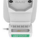 GDS® Uni-Conn™ Kantel- en Draai Kiosk Dock met slot en oplaadfunctie via USB-C + Data - Grijs - RAM Mounts RAM-GDS-DOCKLR-D14-U1C-2A-GRY afbeelding 6