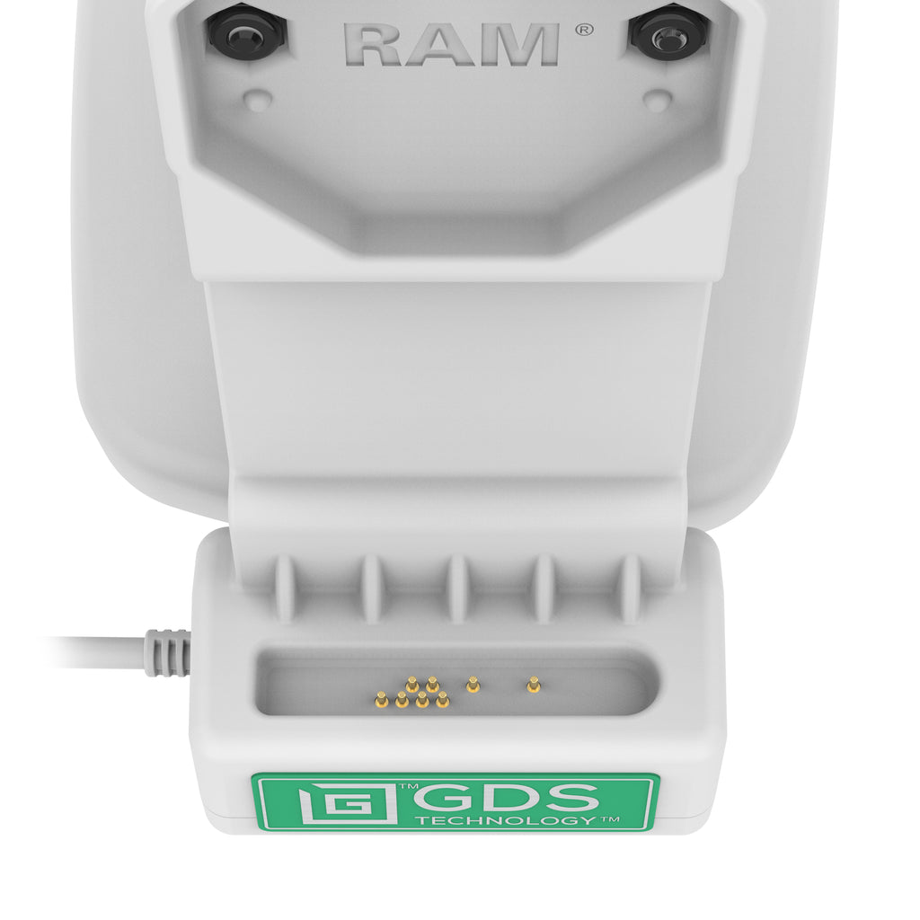GDS® Uni-Conn™ Kantel- en Draai Kiosk Dock met slot en oplaadfunctie via USB-C - Grijs - RAM Mounts RAM-GDS-DOCKLR-D14-U1C-GRY afbeelding 6