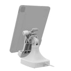 GDS® Uni-Conn™ Kantel- en Draai Kiosk Dock met slot en oplaadfunctie via USB-C - Grijs - RAM Mounts RAM-GDS-DOCKLR-D14-U1C-GRY afbeelding 4