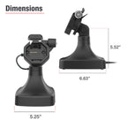 GDS® Uni-Conn™ Kantel- en Draai Kiosk Dock met slot en oplaadfunctie via USB-C + Data - RAM Mounts RAM-GDS-DOCKLR-D14-U3C-2A afbeelding 7