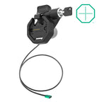 GDS uni conn gegelijkspanningsrechter vergrendelingsknicksnelpaneel met USB-C connector - RAM Mounts RAM-GDS-DOCKLR-U3CPU