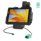 GDS® Power + Dubbel USB Oplaadstation met vergrendeling voor Zebra ET401 & ET10,16 cm (4") X 20,32 cm (8") - RAM Mounts RAM-GDS-DOCKNLL-ZE20PD2U afbeelding 1