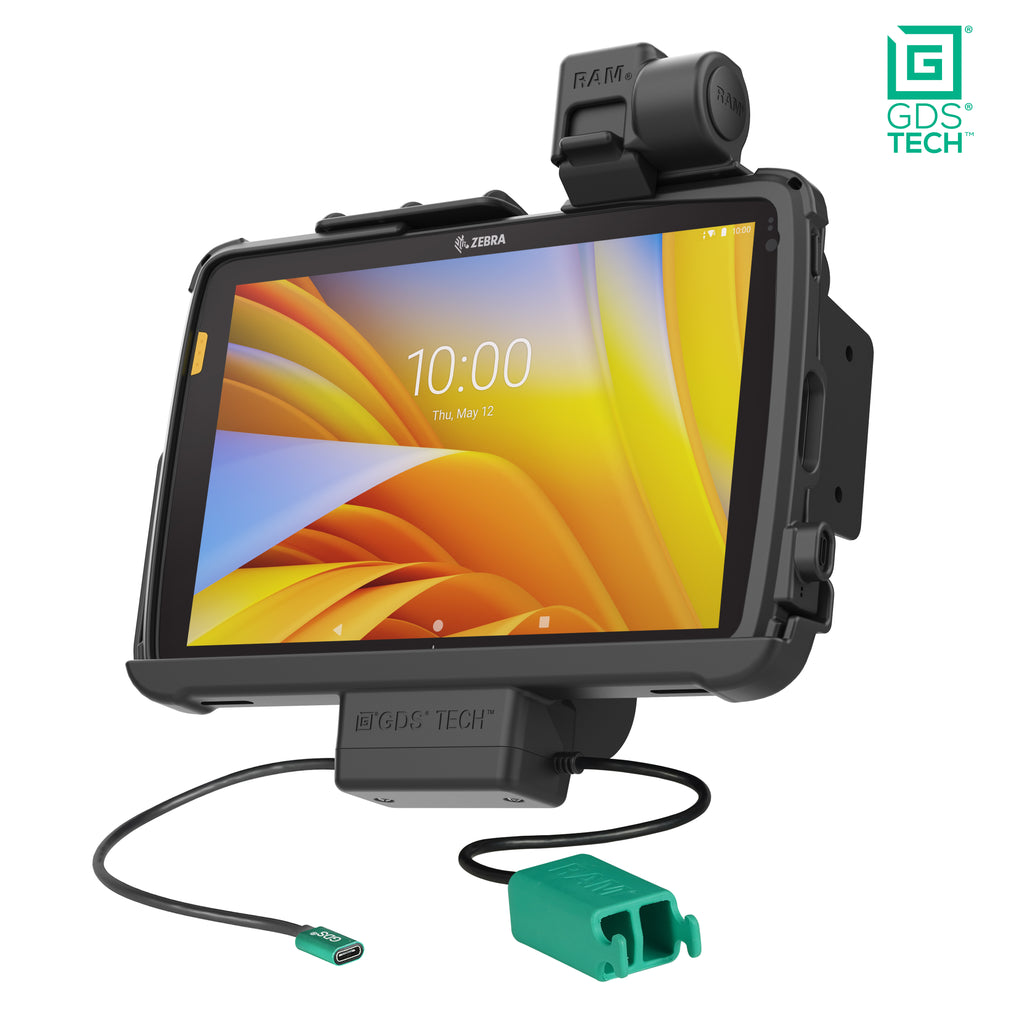 GDS power dubbele USB dock met vergrendeling voor zebra ET401 ET1016 cm 4 x 2540 cm 10 - RAM Mounts RAM-GDS-DOCKNLL-ZE21PD2U