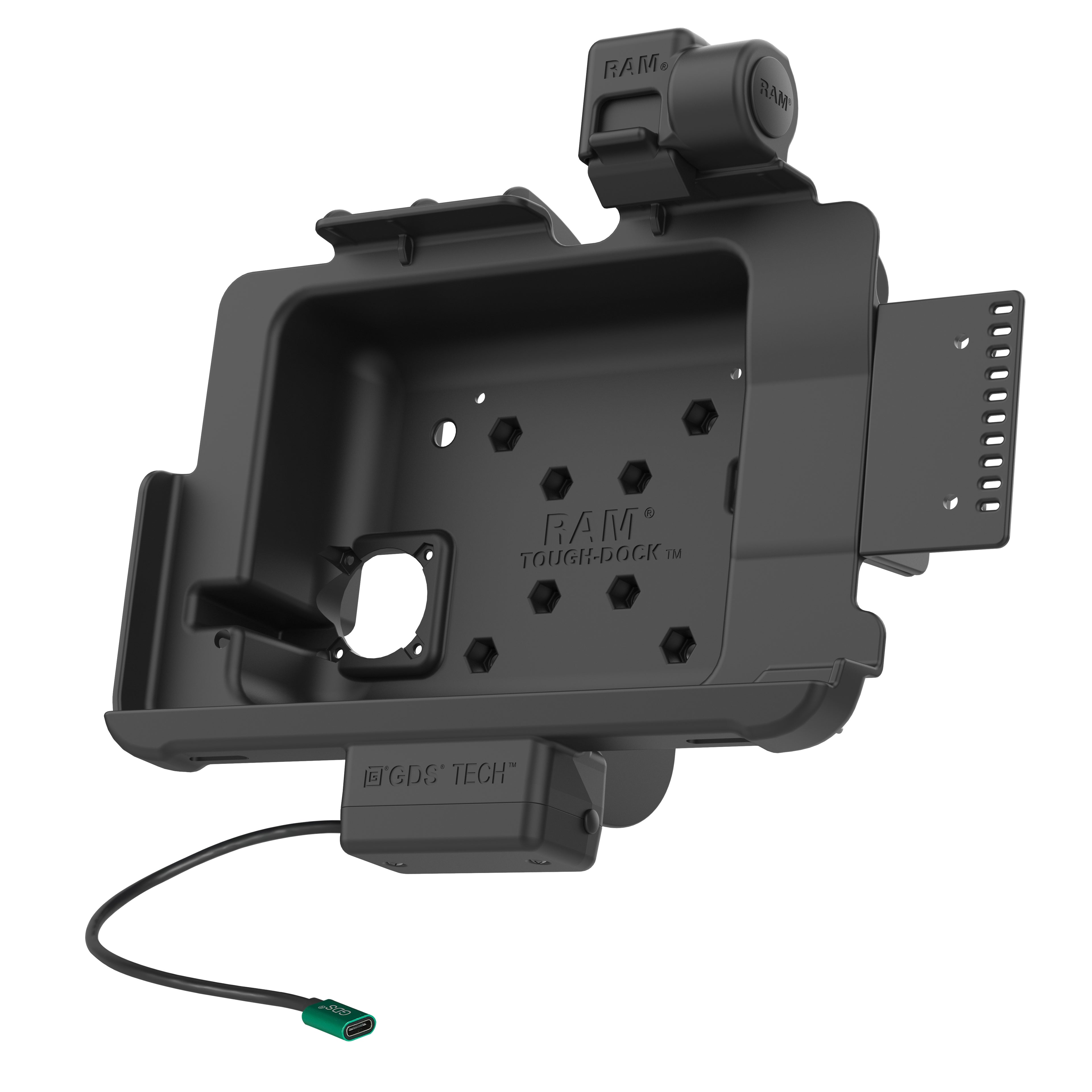 GDS® Dock met vergrendeling voor Zebra ET401 & ET10,16 cm (4") X 25,40 cm (10") met IntelliSkin® - RAM Mounts RAM-GDS-DOCKNLL-ZE21PU afbeelding 2