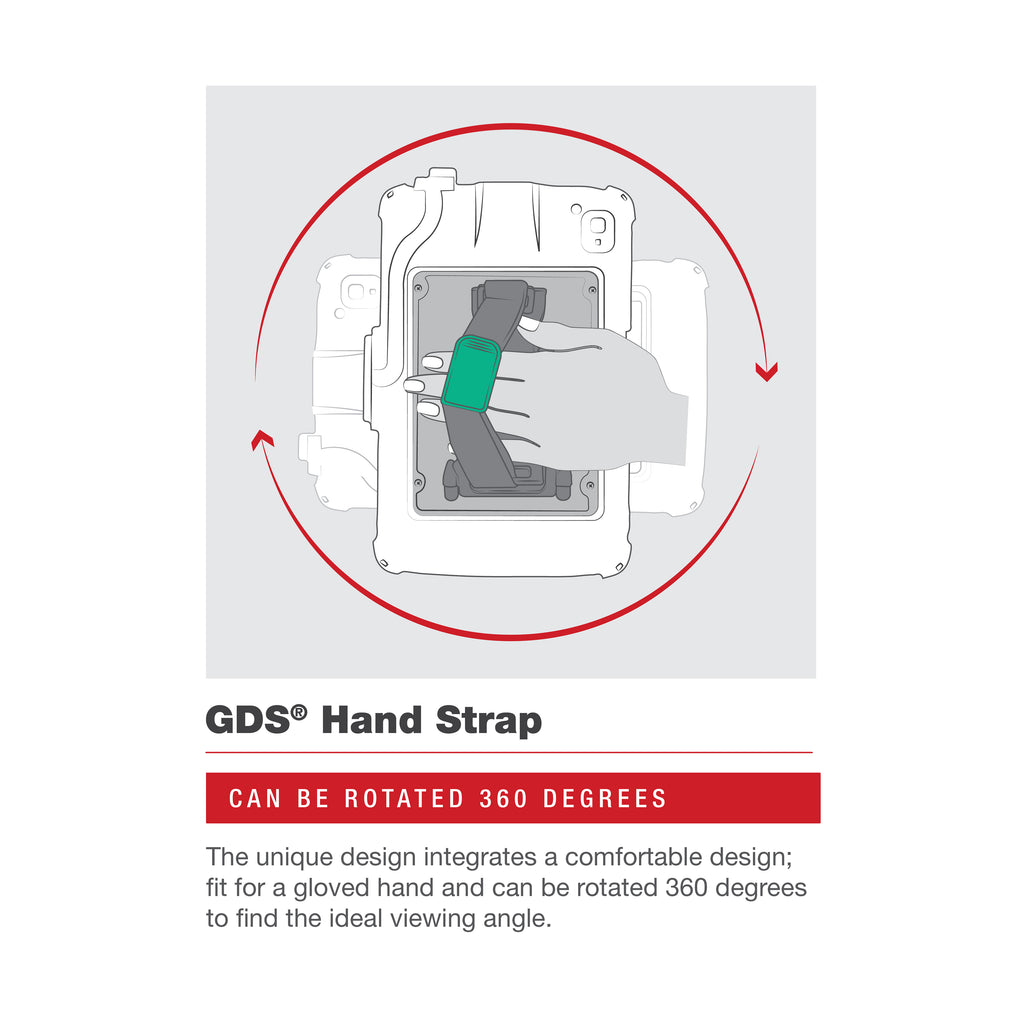 GDS® Hand-Stand™ Magnetisch Accessoire voor Zebra ET401 & ET10,16 cm (4") X 25,40 cm (10") Tablet - RAM Mounts RAM-GDS-HS1M-ZE21U afbeelding 5