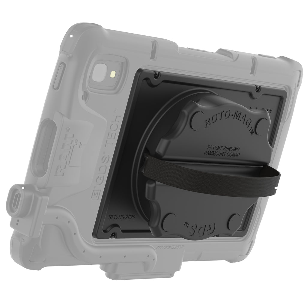 GDS roto magtrade 3 in 1 handriem accessoire voor zebra ET4X 8 tablet - RAM Mounts RAM-GDS-ROTO2-ZE20U