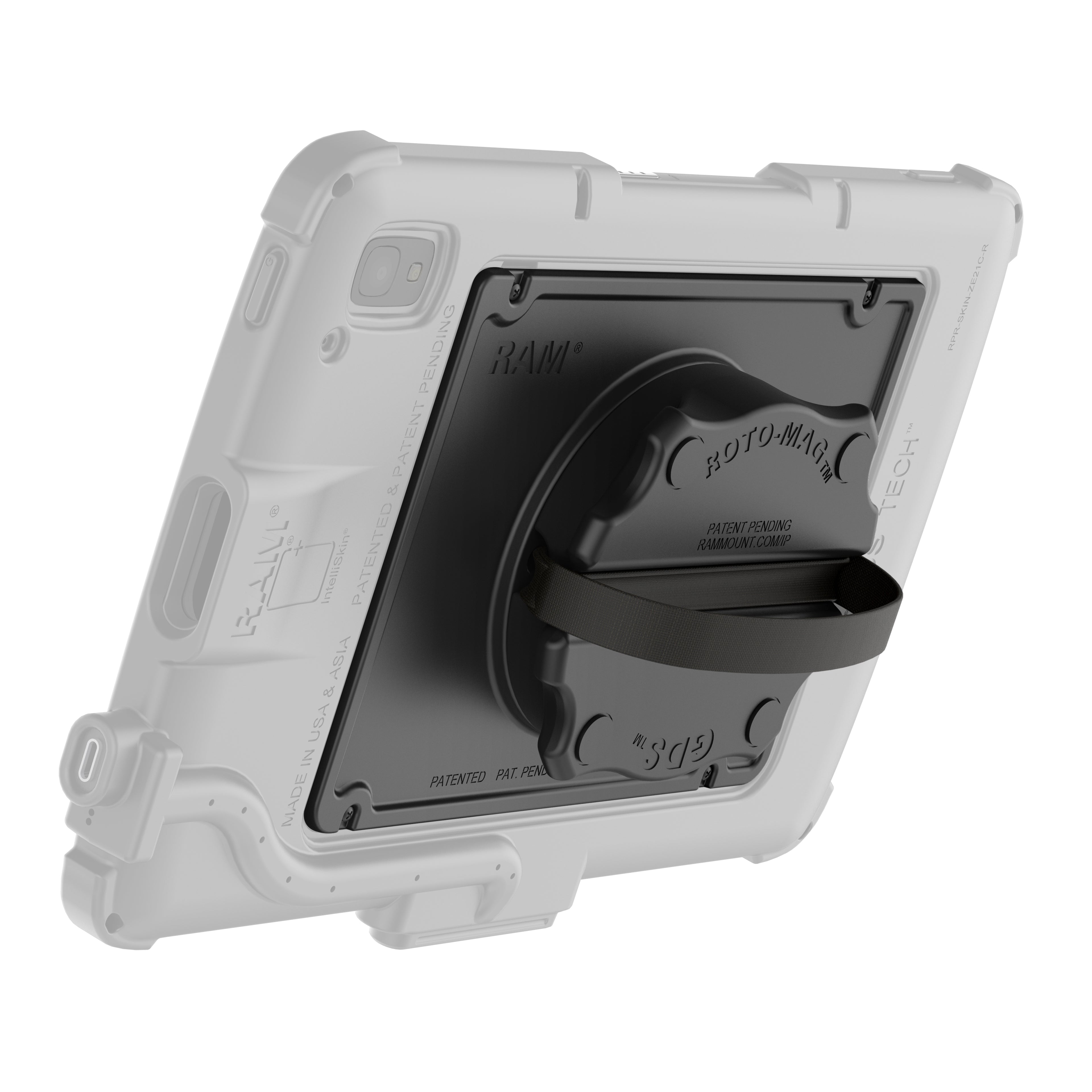GDS roto mag 3 in 1 greep handvat accessoire voor zebra ET4X 10 tablet - RAM Mounts RAM-GDS-ROTO2-ZE21U