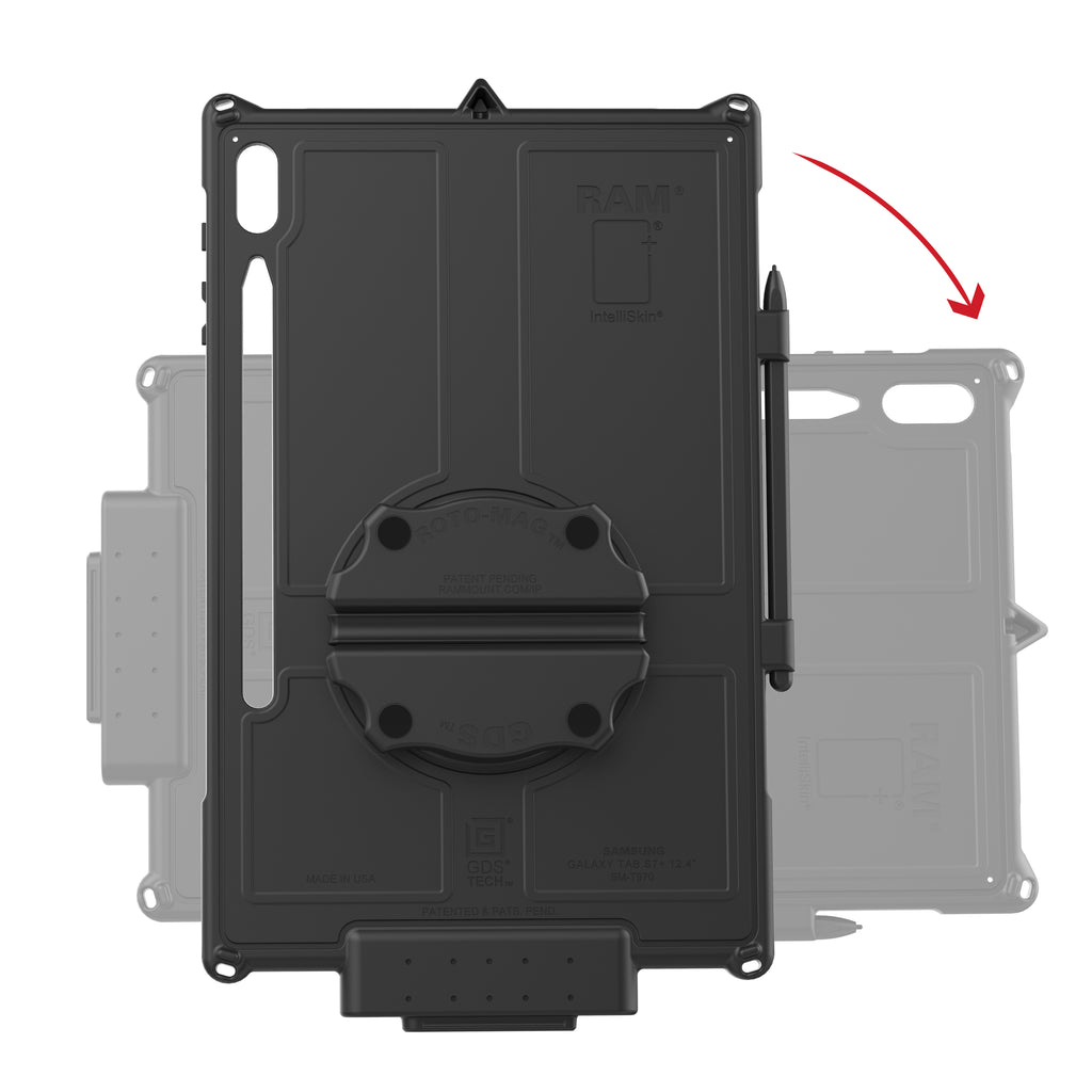 GDS® Roto-Mag™ 3-in-1 Accessoires met Greephendel, Handriem & Magneten - RAM Mounts RAM-GDS-ROTO2U afbeelding 5