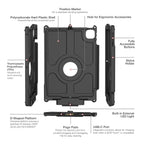 IntelliSkin® Next Gen met LED iPad Pro 11 1-4 Gen, Air 27,94 cm (11") (M2, M3, M4) - RAM Mounts RAM-GDS-SKIN-AP32-NG-LED afbeelding 8
