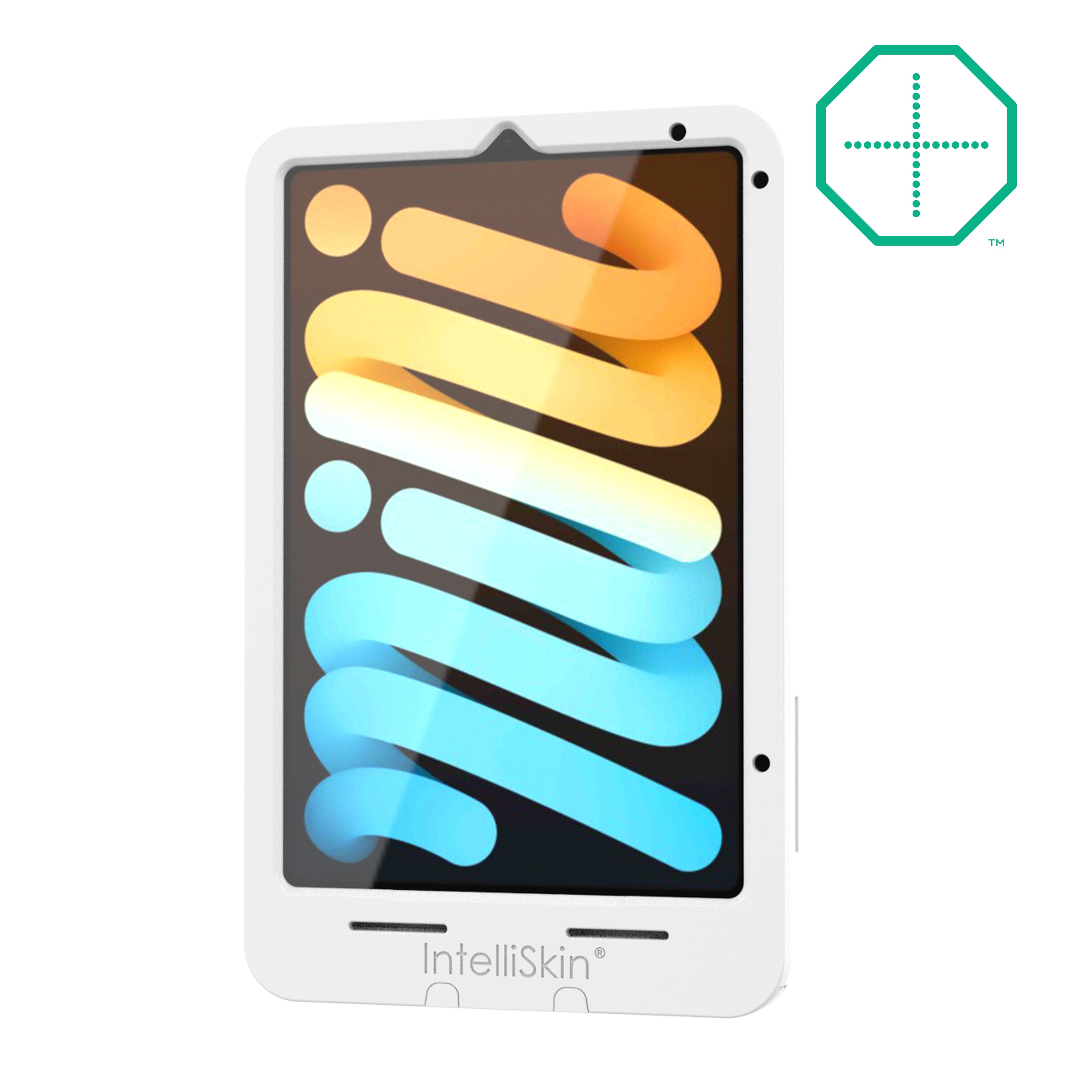 Intelliskin dunne case voor iPad mini 6 A17 pro achterste pogo pads grijs - RAM Mounts RAM-GDS-SKIN-AP36-TCB-GRY