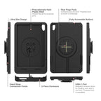 IntelliSkin® Thin-Case™ voor iPad mini (A17 Pro) & mini 6 Achterste Pogo Pads - RAM Mounts RAM-GDS-SKIN-AP36-TCB afbeelding 5