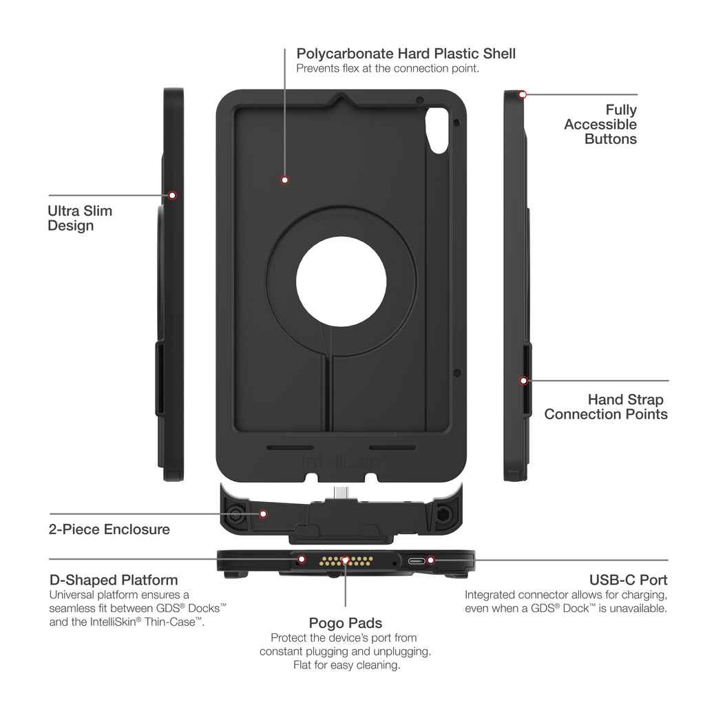 IntelliSkin® Thin-Case™ voor Apple iPad mini (A17 Pro) & mini 6 - RAM Mounts RAM-GDS-SKIN-AP36-TCD afbeelding 5