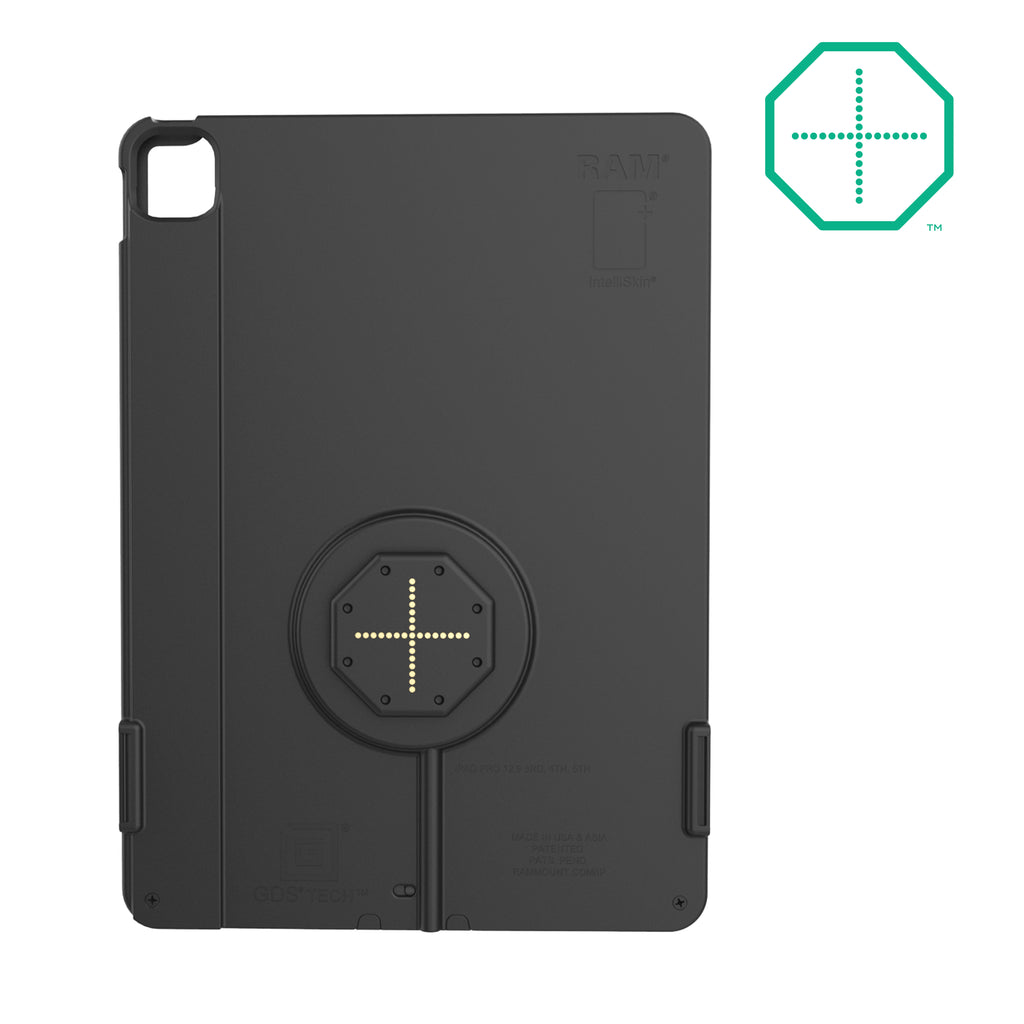 IntelliSkin® Thin-Case™ voor iPad Pro 12.9 3e - 5e generatie (Pogo-pads achteraan) - RAM Mounts RAM-GDS-SKIN-AP37-TCB afbeelding 2