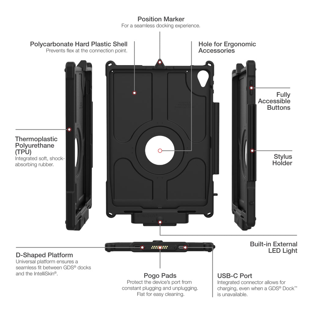 IntelliSkin® Next Gen Met LED voor Apple iPad 10e & 11e Gen - RAM Mounts RAM-GDS-SKIN-AP40-NG-LED afbeelding 8