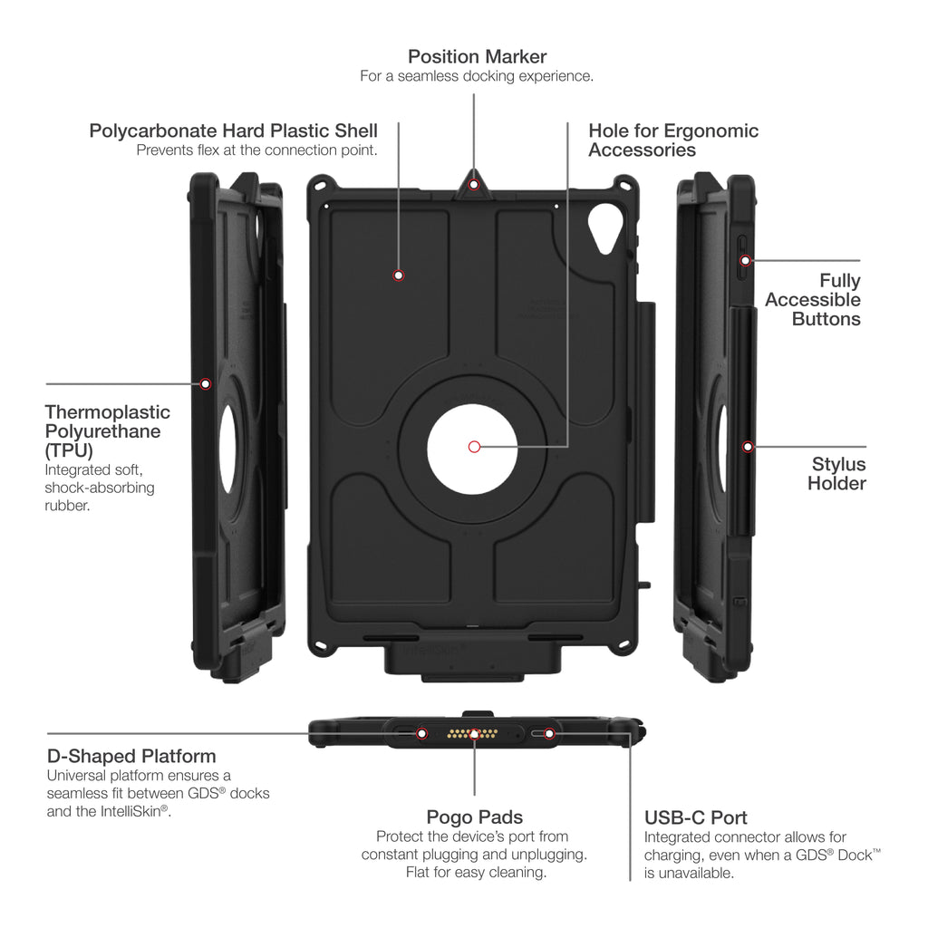 IntelliSkin® Next Gen voor Apple iPad 10e & 11e Gen - RAM Mounts RAM-GDS-SKIN-AP40-NG afbeelding 7