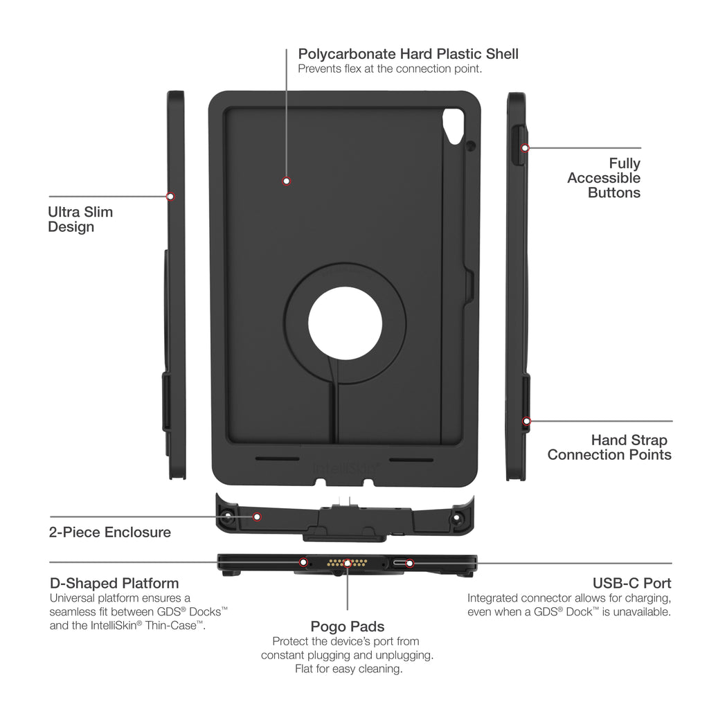 IntelliSkin® Thin-Case™ voor iPad 10e & 11e Gen - RAM Mounts RAM-GDS-SKIN-AP40-TCD afbeelding 5
