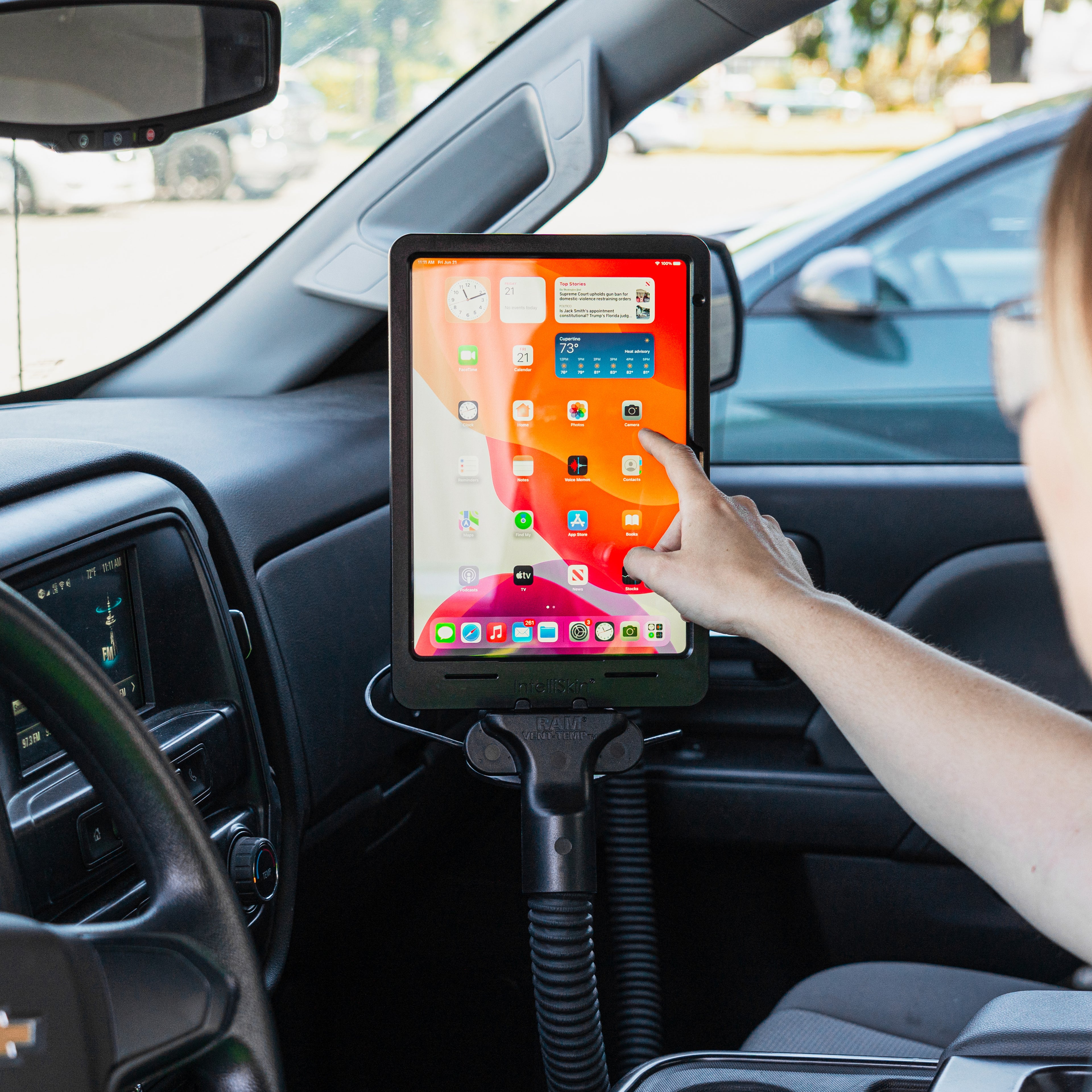IntelliSkin® Thin-Case™ voor iPad 10e & 11e Gen - RAM Mounts RAM-GDS-SKIN-AP40-TCD afbeelding 6