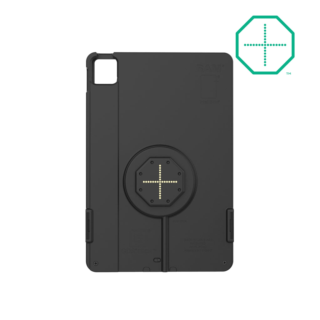IntelliSkin® Thin-Case™ voor iPad Air 11 (M2, M3, M4) (Achter Pogo Pads) - RAM Mounts RAM-GDS-SKIN-AP45-M2-TCB afbeelding 2