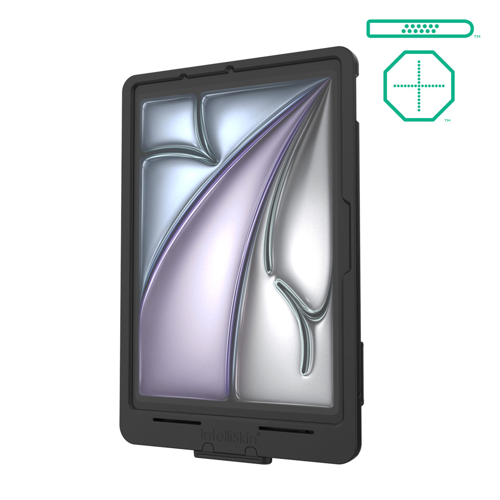 IntelliSkin® Thin-Case™ iPad Air 11 M2, M3, M4 D Shape & Achter Pogo Pads - RAM Mounts RAM-GDS-SKIN-AP45-M2-TCDB afbeelding 1