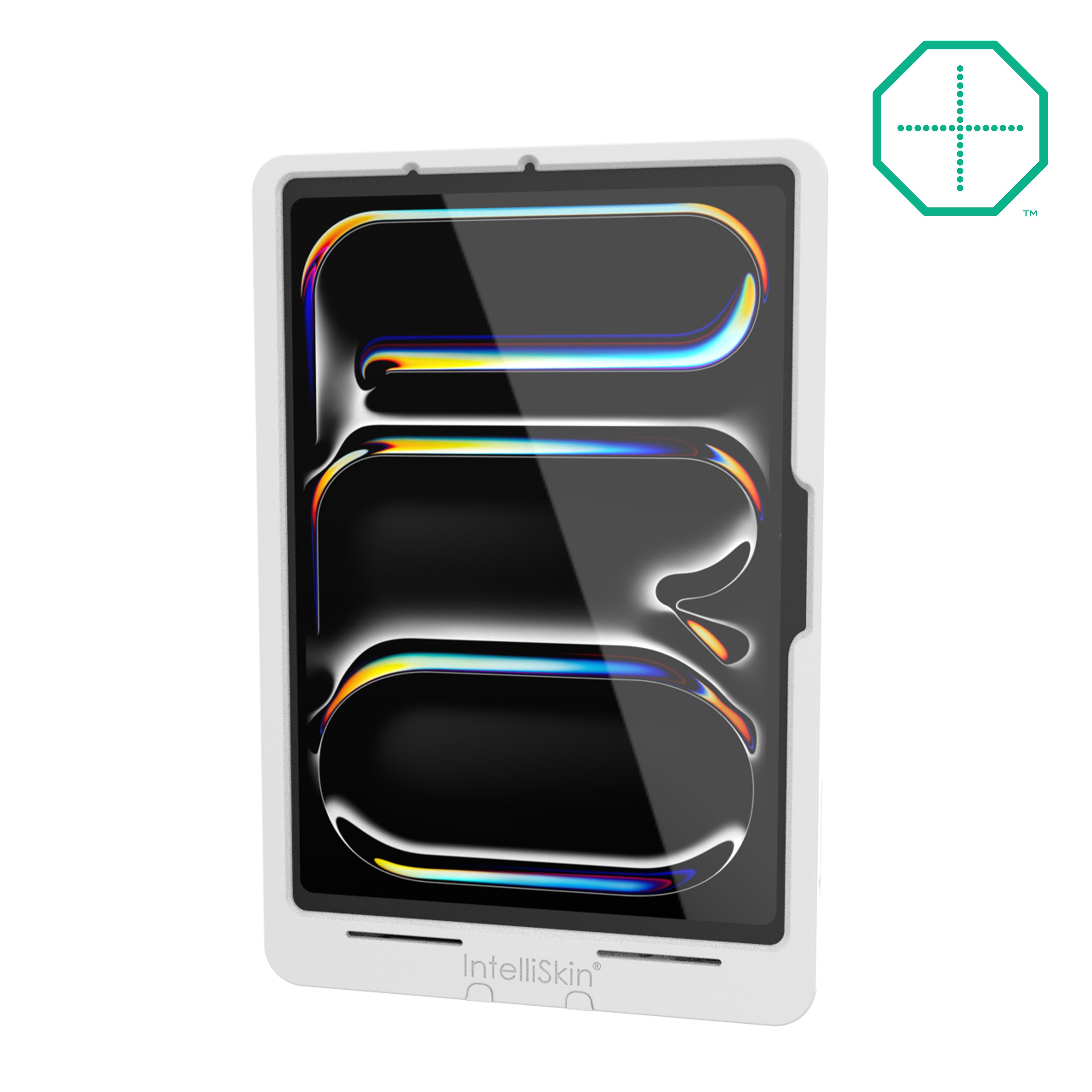 Intelliskin dunne hoes voor iPad pro 11 M4 M5 achterste pogo pads grijs - RAM Mounts RAM-GDS-SKIN-AP45-M4-TCB-GRY