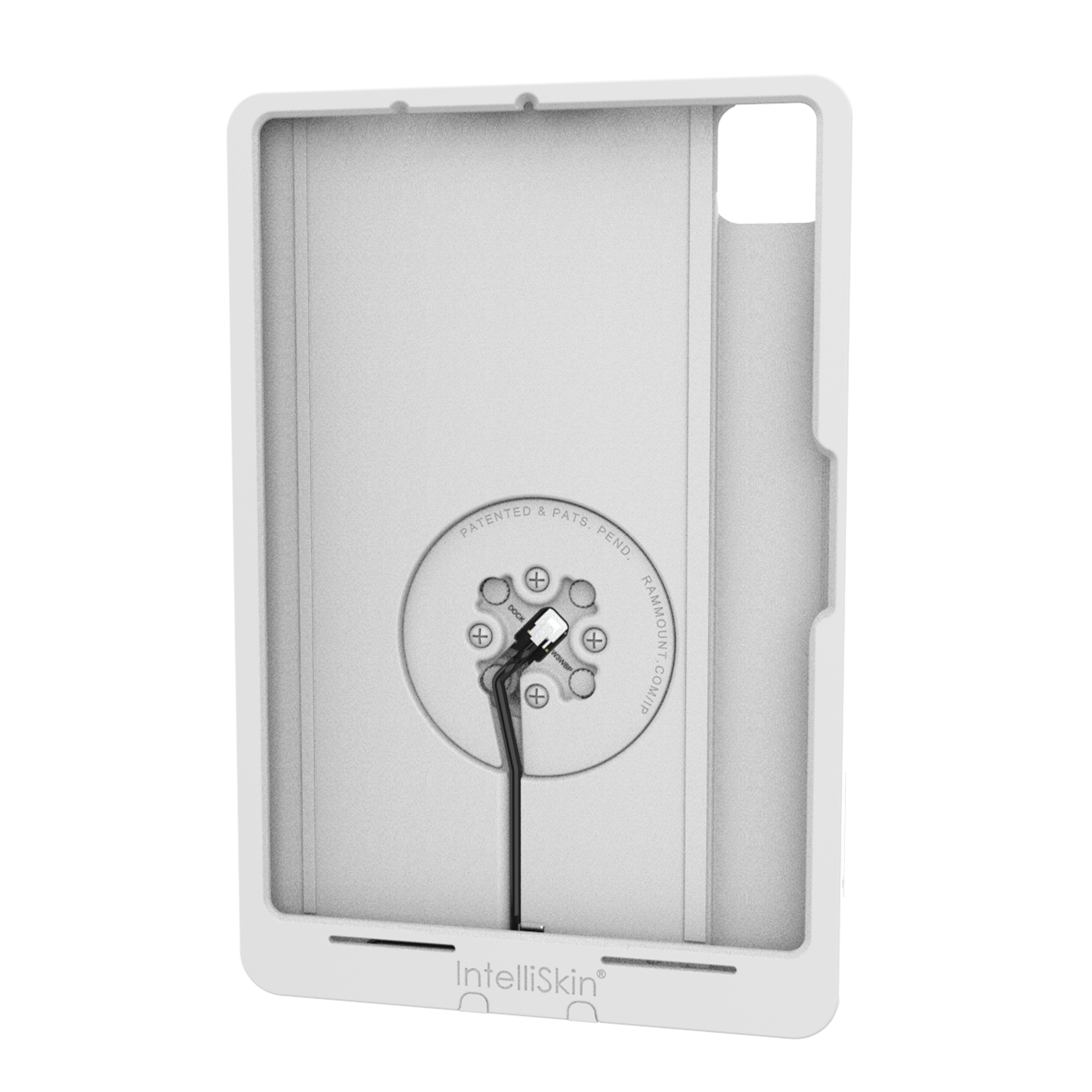 IntelliSkin® Dunne hoes™ voor iPad Pro 11 (M4 & M5) (Achterste Pogo Pads) Grijs - RAM Mounts RAM-GDS-SKIN-AP45-M4-TCB-GRY afbeelding 3