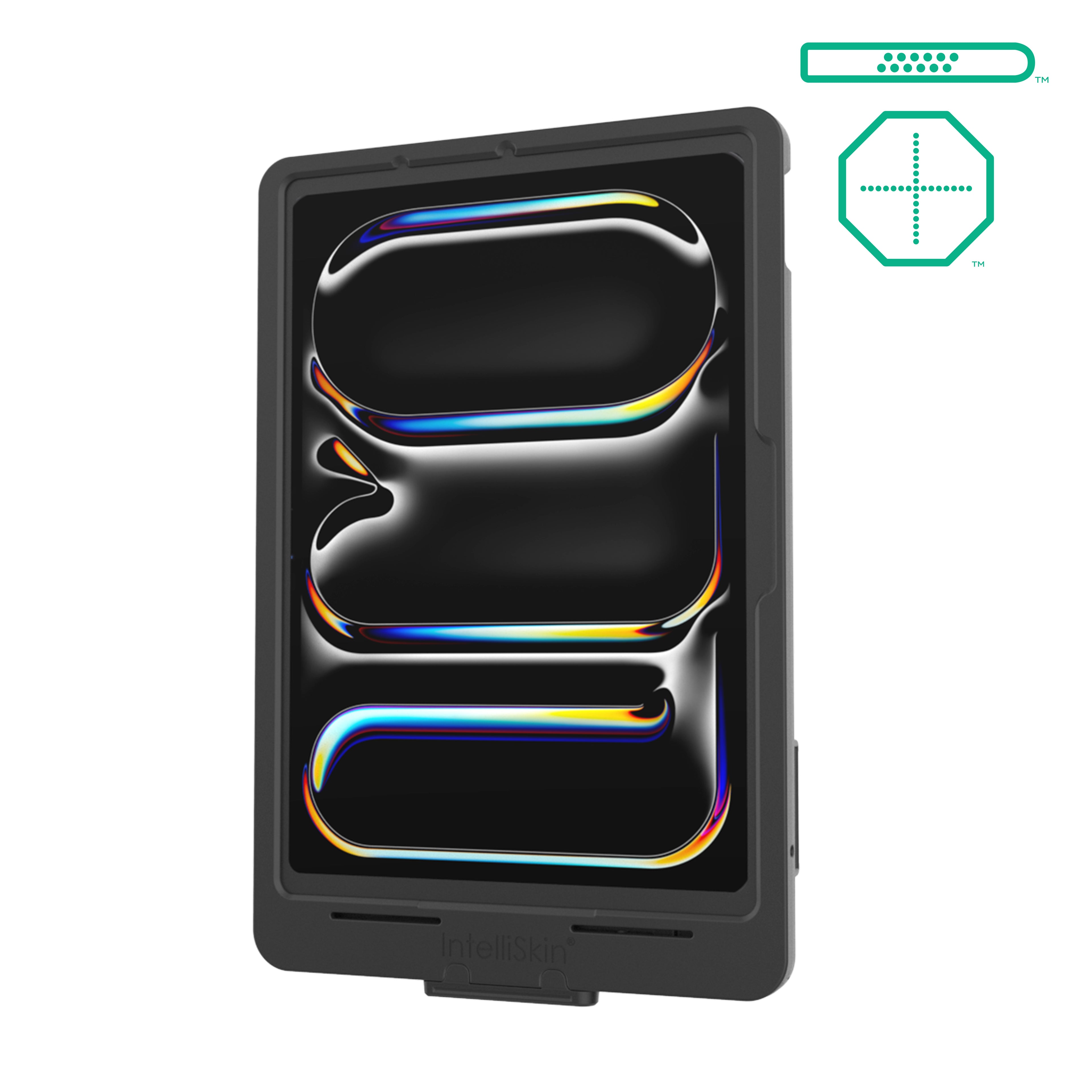 IntelliSkin® Thin-Case™ voor iPad Pro 11 (D-vorm & Achterste Pogo Pads) - RAM Mounts RAM-GDS-SKIN-AP45-M4-TCDB afbeelding 1