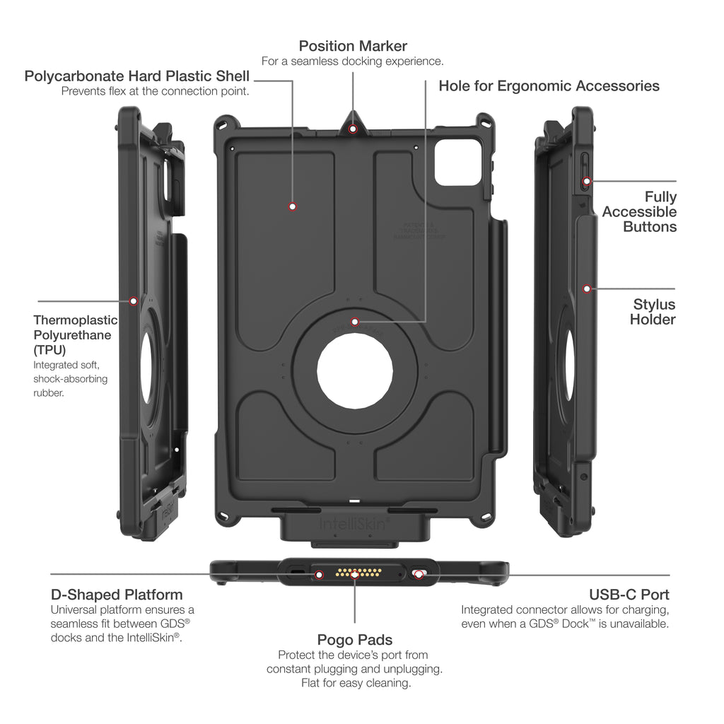 IntelliSkin® Next Gen voor iPad Pro 11 (M4 & M5) - RAM Mounts RAM-GDS-SKIN-AP46-NG afbeelding 6