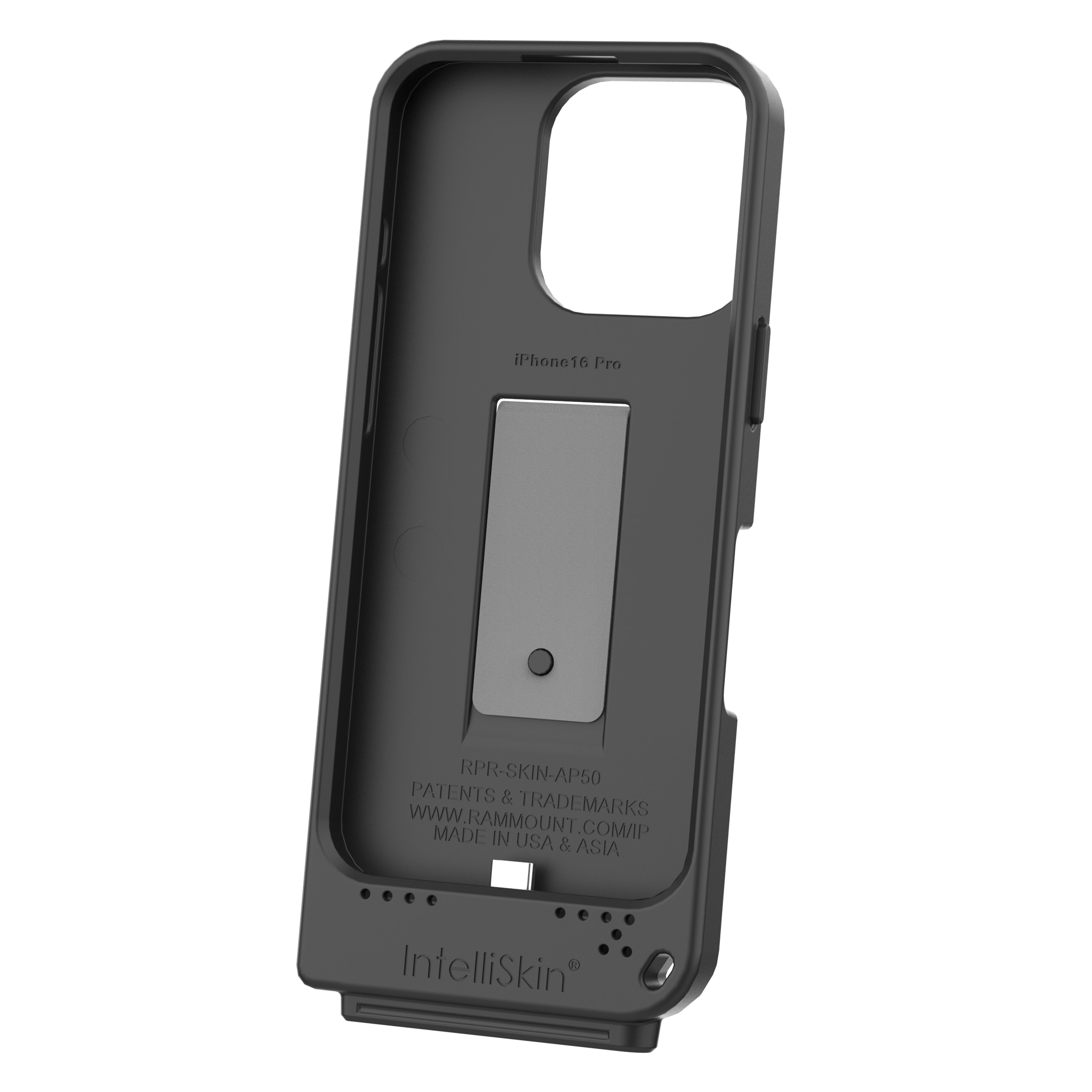 IntelliSkin® voor Apple iPhone 16 Pro - RAM Mounts RAM-GDS-SKIN-AP50-C afbeelding 2