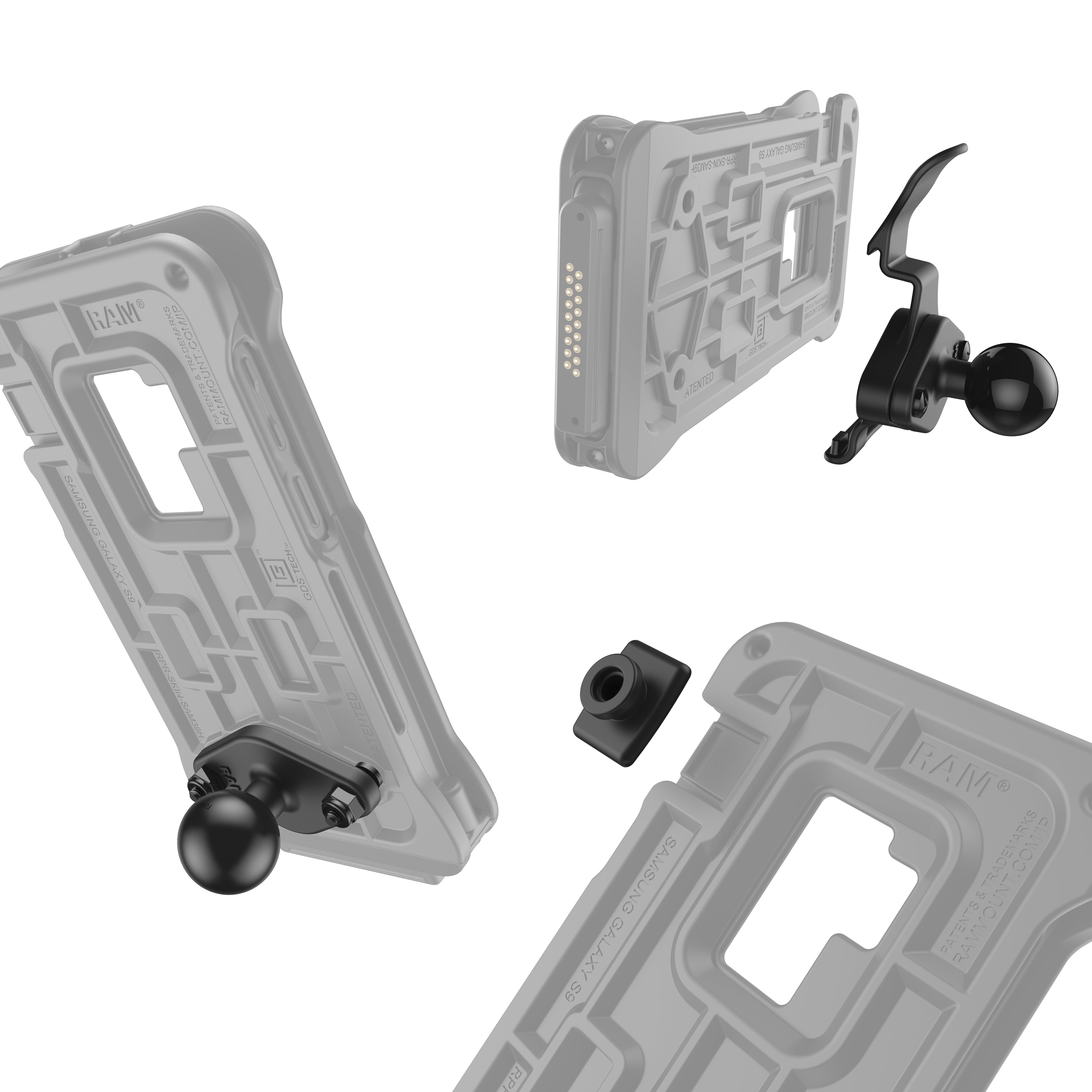 IntelliSkin® HD™ voor Samsung Galaxy S9 - RAM Mounts RAM-GDS-SKIN-SAM39HD afbeelding 4